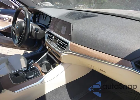 2020 BMW 330I xDrive из США, поврежденный, VIN 3MW5R7J06L8B32433